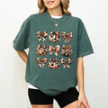 Comfort Colors Coquette Cowhide Fall Shirt, Coquette Fall Vibes Graphic Printed Tee, Coquette Cowhide Pumpkins Unhinged...