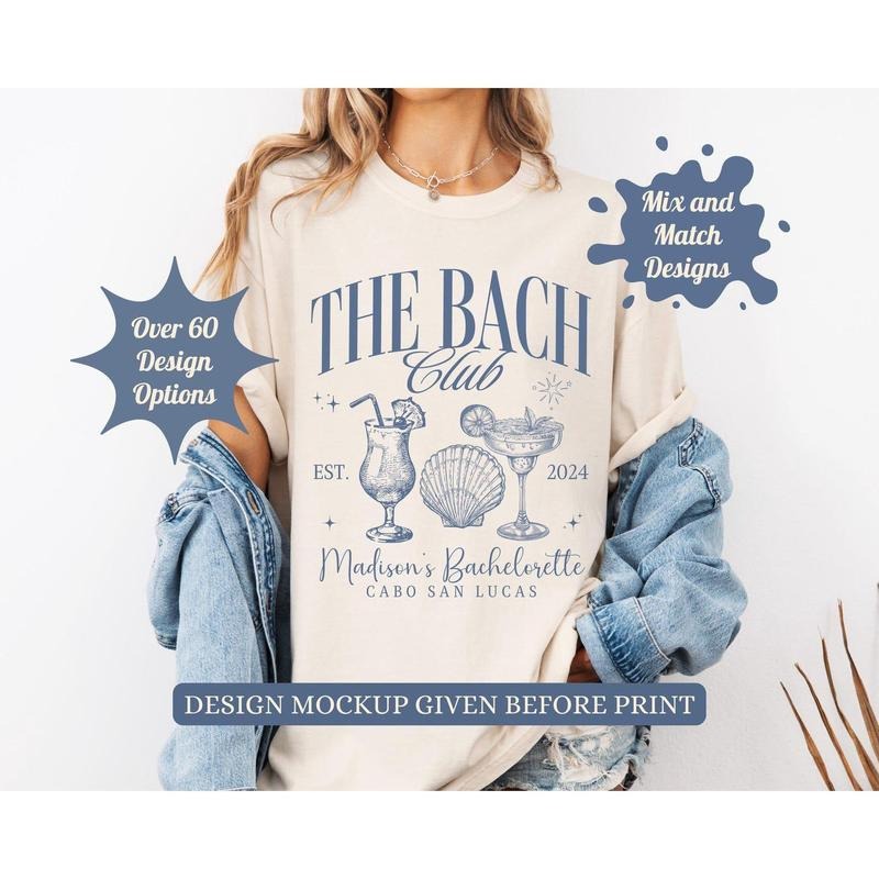 Comfort Colors Customized Bachelorette Shirts Nashville Bachelorette Party Shirts Austin Bachelorette Bach Club Shirts Beach Bach Shirt T-Shirts, Hoodie, Sweatshirt