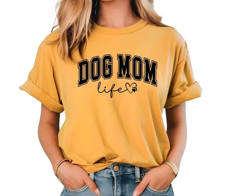 Comfort Colors Dog Mom Life Tee Shirt
