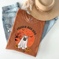 Comfort Colors French Bulldog Halloween Shirt, Frenchie Halloween Shirt, Ghost Dog Shirt, Bulldog Halloween Shirt, Dog...