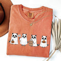 Comfort Colors Ghost Raccoon Halloween Shirt, Retro Raccoon Tee, Cute Raccoon Shirt, Women's Pumpkin Gift, Spooky Season...