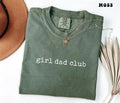 Comfort Colors Girl Dads Club Shirt, Girl Dad Shirt, Dad of Girls Shirt, Father's day Gift, Girl Pregnancy Announcement,...