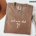 Comfort Colors Girl Moms Club T-Shirt, Coquette Mom Tee, Mom of Girls TShirt, Mother's day Gift, Trendy Mama Shirt, Cute...