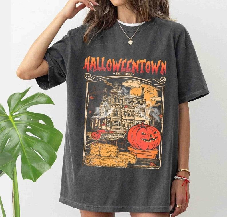 Comfort Colors Halloweentown Est 1998 Halloweentown University Fall Shirt Halloween Shirt T-Shirts, Hoodie, Sweatshirt