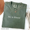 Comfort Colors He is Risen Shirt, Jesus Easter T-Shirt, Easter Gift, Christian TShirt, Religious Shirt, He is Risen Tee,...