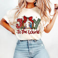Comfort Colors Joy To The World Shirt, Coquette Jesus Christmas Shirt, Christian Christmas T-Shirt Hoodie, Sweatshirt