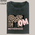 Comfort Colors Leopard Mother Hood T-shirt, Mama Tee, Strong Woman Shirt, Mothers Day Gift Top Womenswear Hoodie, Sweatshirt