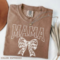 Comfort Colors Mama Bow Shirt, Mothers Day Gift, Mom Shirt, Retro Mama T-Shirt, Gift For Mom, Mama TShirt, Coquette bow...