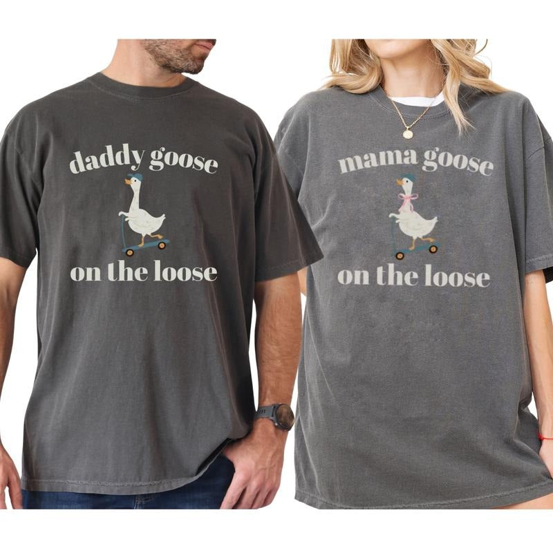Comfort Colors Mama Goose Silly Goose Shirt Pregnancy Reveal Ultra Soft Cotton Everyday Casual T-Shirts, Hoodie, Sweatshirt
