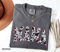 Comfort Colors Mama Pink Cow Western T-shirt, Western Mama T-Shirt, Retro Mama Varsity Shirt, gift for mothers Day...