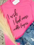 Comfort Colors Middle Fingers Graphic Tee Hoodie, Sweatshirt | GrindPrints.com