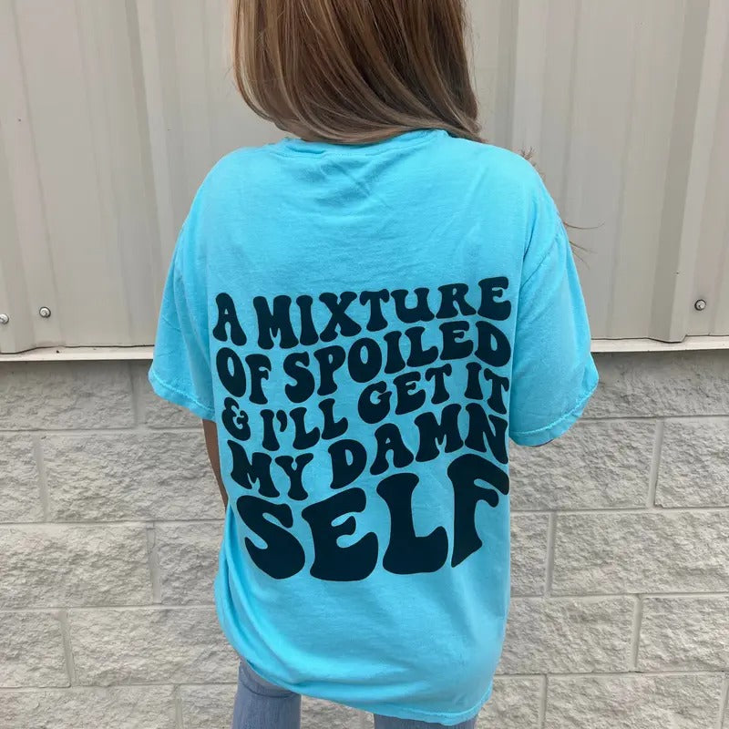 Comfort Colors Mixture Graphic Tee Hoodie, Sweatshirt | GrindPrints.com