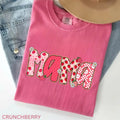 Comfort Colors Preppy Mama Strawberry Glitter Shirt Cute Strawberry Floral Mama Tee, Strawberry Mama Shirt, Gift Your...