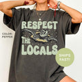 Comfort Colors Respect The Locals Shirt, Sea Animals Shirt, Sea Life Shirt, Ocean Nature Shirt, Turtle Lover Shirt, Ocean...
