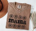Comfort Colors Retro Mama Shirt, Floral Mama T-shirt, Daisy Mama shirt, Baby Shower Gift Shirt, Christmas Gift Shirt For...