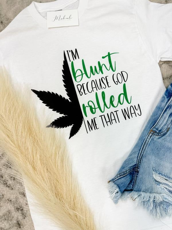 Comfort Colors Rolled Me That Way Graphic Tee Hoodie, Sweatshirt | GrindPrints.com