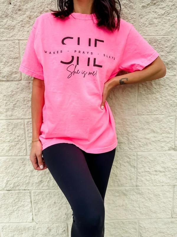 Comfort Colors She Graphic Tee Hoodie, Sweatshirt | GrindPrints.com