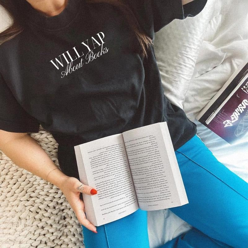 Comfort Colors Shirt Will Yap About Books Funny Book Lover Reading Shirt Cute Literary Book Club Shirt DURJL T-Shirts, Hoodie, Sweatshirt