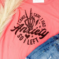 Comfort Colors So I Left Graphic Tee Hoodie, Sweatshirt | GrindPrints.com