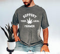 Comfort Colors Support Your Local Farmers Weed T-shirt Funny Marijuana Leaf Graphic Shirt Stoner Gifts Idea Marijuana...