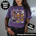 Comfort Colors Tis the Season Grape T-shirt - Spooky Season Tee Hoodie, Sweatshirt | GrindPrints.com