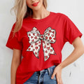 Comfort Colors Heart Bow Shirt Coquette Bow Bow Heart Girlfriend T-Shirts, Hoodie, Sweatshirt
