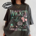 Comfort Colors Wicked Change For Good Shirt, Defy Gravity Broomstick Magic Wand, Wizard Movie Fan Shirt, Wicked Musical...