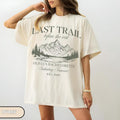 Comfort color Custom Camp Bachelorette Party Shirt, Last Trail Before the Veil, Mountain Bride Tee, Hiking Bridal Party...