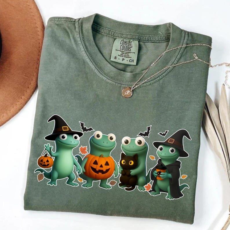 Comfort color Lizard Halloween Shirt, Lizard Lizard Lizard Meme Shirt, Funny Lizard Halloween Shirt, Funny Meme Lizard...