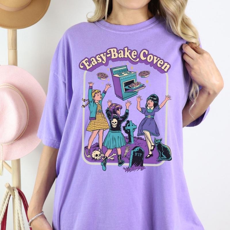 Comfort colors easy bake coven short sleeve casual cotton graphic tshirt Hoodie, Sweatshirt | GrindPrints.com
