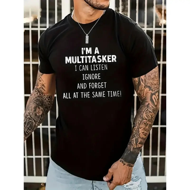 Comfortable Short Sleeves Round Neck Graphic T-shirts