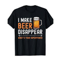 [Comfortable Sports Outdoor T-Shirt] Funny 'I Make Beer Disappear' Men's T-Shirt