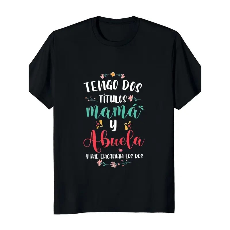 Comfortable breathable outdoor men's clothing Quality materials, funny Spanish Mother's Day gift T-shirt, casual soft...
