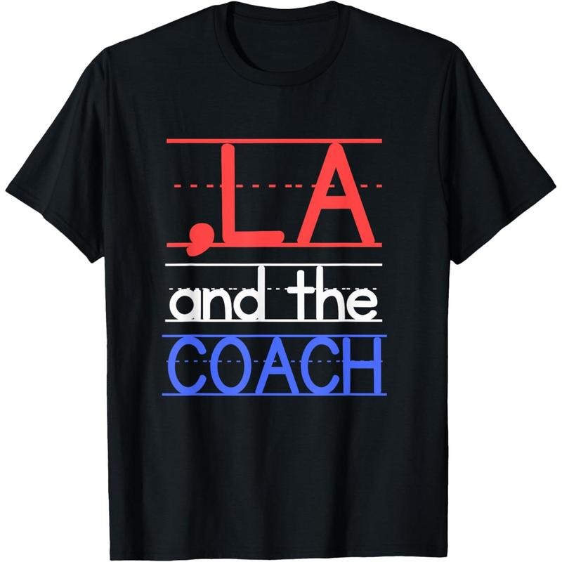 Comma La and the Coach Harris Walz 2024 Educators T-Shirt made in usa Hoodie, Sweatshirt | GrindPrints.com