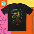 'Every Little Thing' Motivational Tee | Pink-Orange Gradient | Embossed Gold Text | Daily/Concert Outfit Hoodie, Sweatshirt