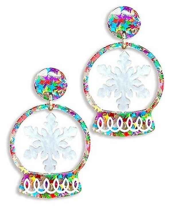 Confetti Snow Globe Earrings *Final Sale* T-Shirts, Hoodie, Sweatshirt | GrindPrints.com