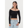 Contour Women's Samantha Lace Trim Seamless Long Sleeve Top T-Shirts, Hoodie, Sweatshirt | GrindPrints.com