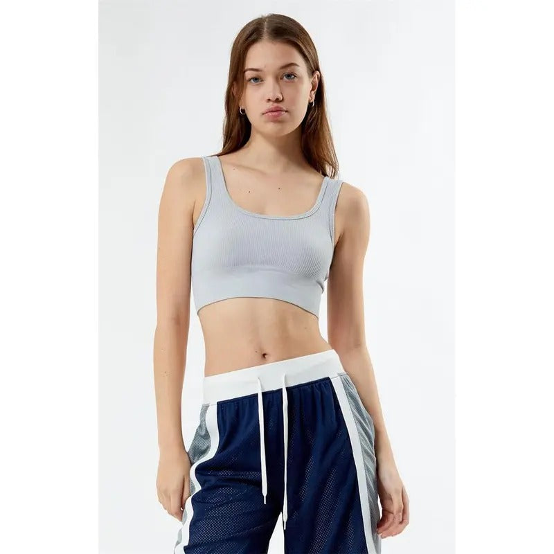 Contour Women's Ursula Seamless Cropped Tank Top T-Shirts, Hoodie, Sweatshirt | GrindPrints.com