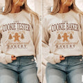 Cookie Tester Cookie Baker Sweatshirt, Gingerbread Christmas Tee Shirt, Xmas Family Matching Shirt, Couple Matching...