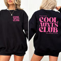 Cool Aunts Club 2-Sided Sweatshirt, Funny Auntie Tops, Cool Aunt Sweater, Promoted to Aunt Gift, Favorite Auntie...