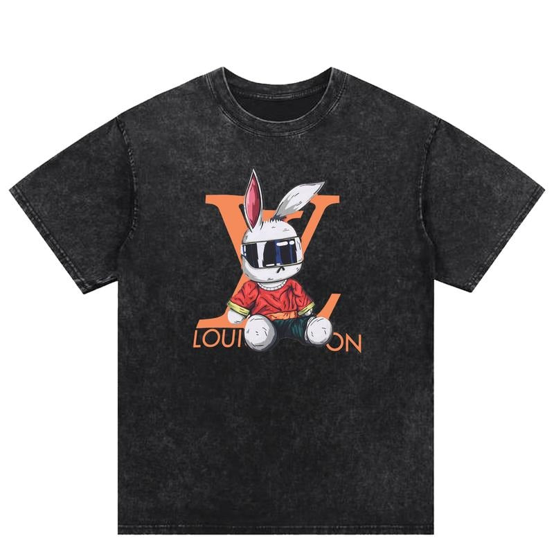 Cool Bunny in LV - inspired: Must - Have Streetwear Tee for US Trendsetters Hoodie, Sweatshirt | GrindPrints.com