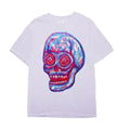 Cool Burn Skull 23  Woodblock Hand-Printed T-Shirt Hoodie, Sweatshirt | GrindPrints.com