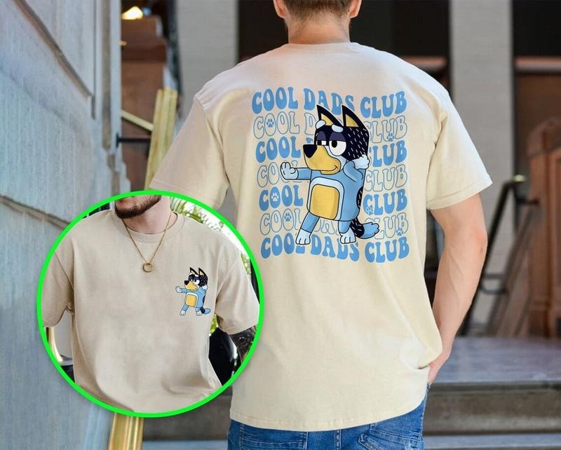 Cool Dad Bluey Shirt, Bluey Father's Day Shirt, Bandit Cool Dad Club Shirt, Dad Birthday Gift, Bluey Rad Dad Club Shirt,...