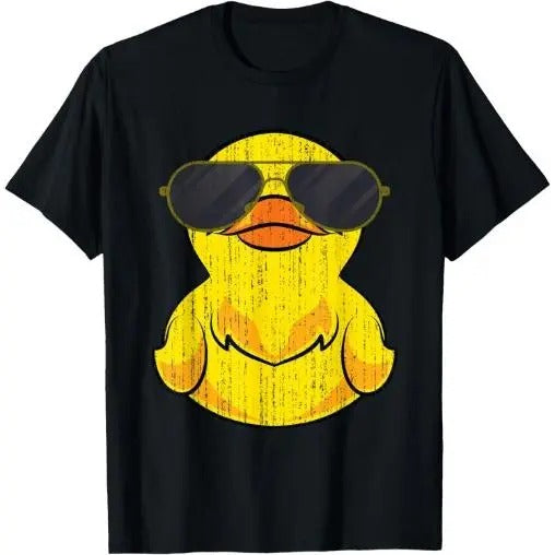 Cool Duckie Sunglasses Duckling Funny Ducky Rubber Duck T-Shirt Made in USA Hoodie, Sweatshirt | GrindPrints.com