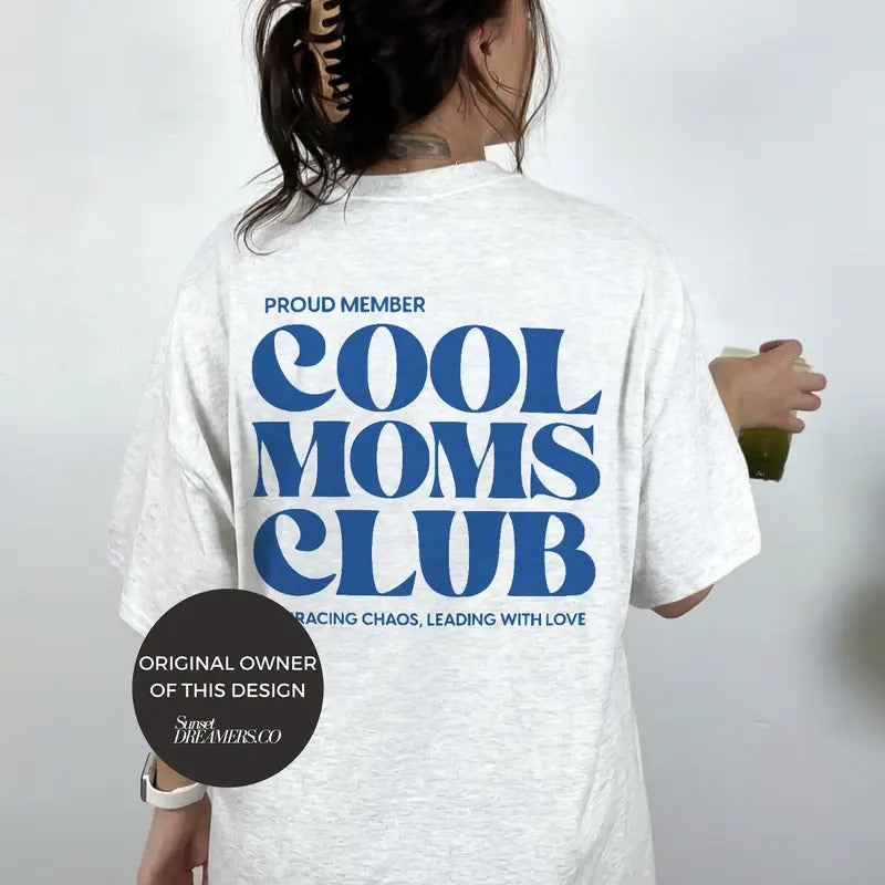 Cool Moms Club Cool Moms Tshirt First Time Mom Gift Presents For Mom First Time Mom Cool Mom Club Cool Moms Tshirt...
