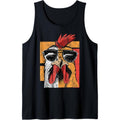 Cool Rooster Wearing Sunglasses Retro Vintage Chicken Tank Top Made USA T-Shirts, Hoodie, Sweatshirt