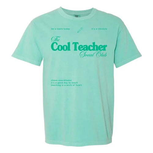 'Cool Teacher Social Club' T-Shirt Hoodie, Sweatshirt | GrindPrints.com