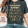 Coping Skills Alphabet Shirt ABC Coping Skills Shirt Mental Health Awareness Shirt School Counselor Shirt School Psychologist Shirt T-Shirts, Hoodie, Sweatshirt