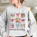 Coquette 100 Days of School Shirt, Coquette Teacher Tee, Back to School Shirt, Coquette Pink Bow Merch, new Teacher Gift...