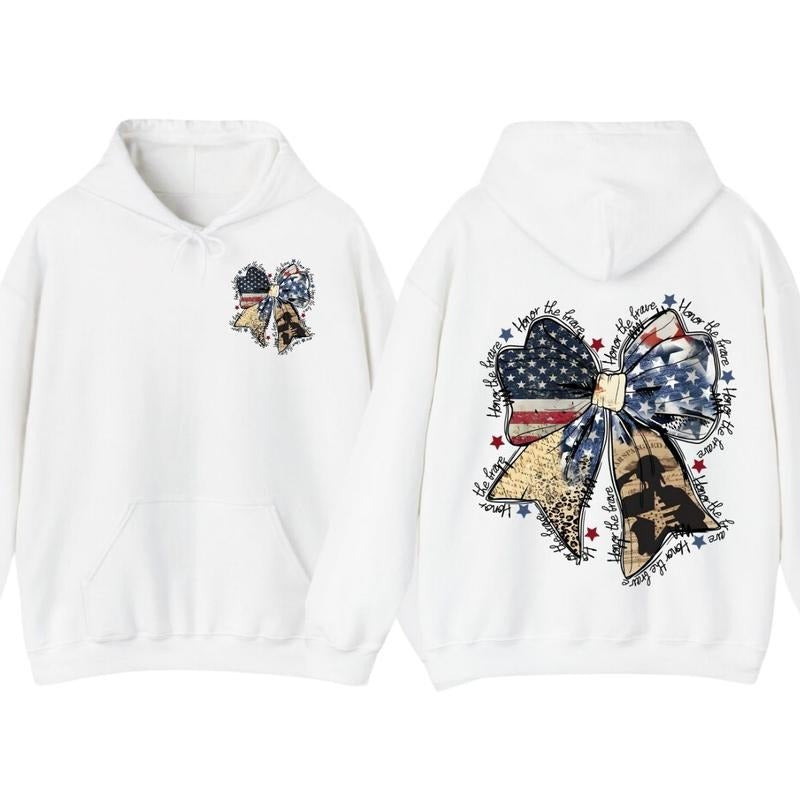 Coquette American 2025 T-Shirt Hoodie, American Flag 4th of July Graphic Tee, Memorial Day Shirt, Christian Clothing Gift...